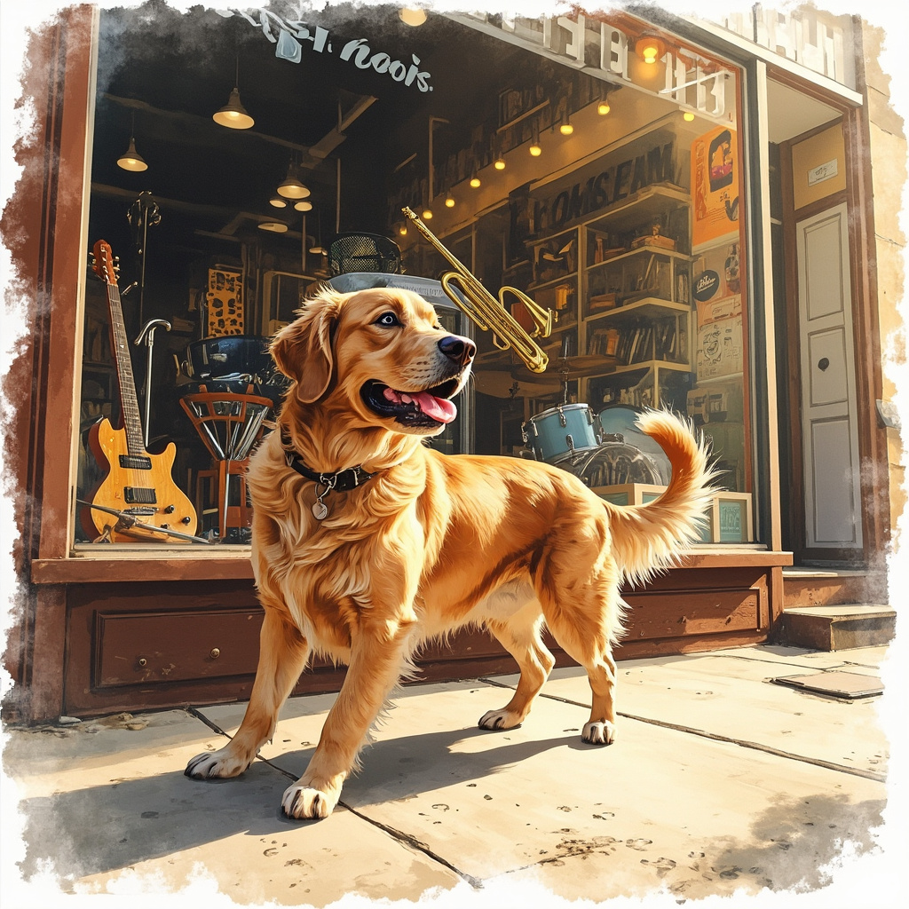Find Luna at the Music Shop!